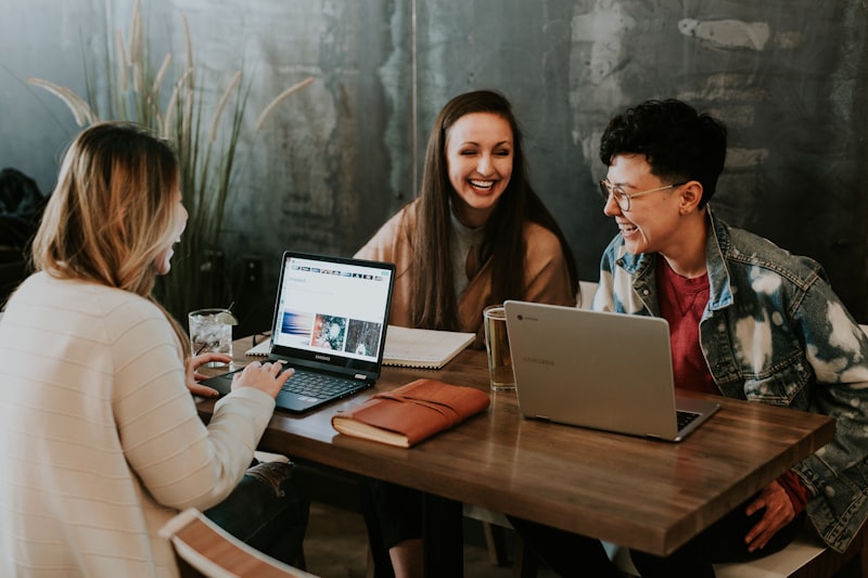 Tech team collaborating on mentorship programme at Beyond Boundaries